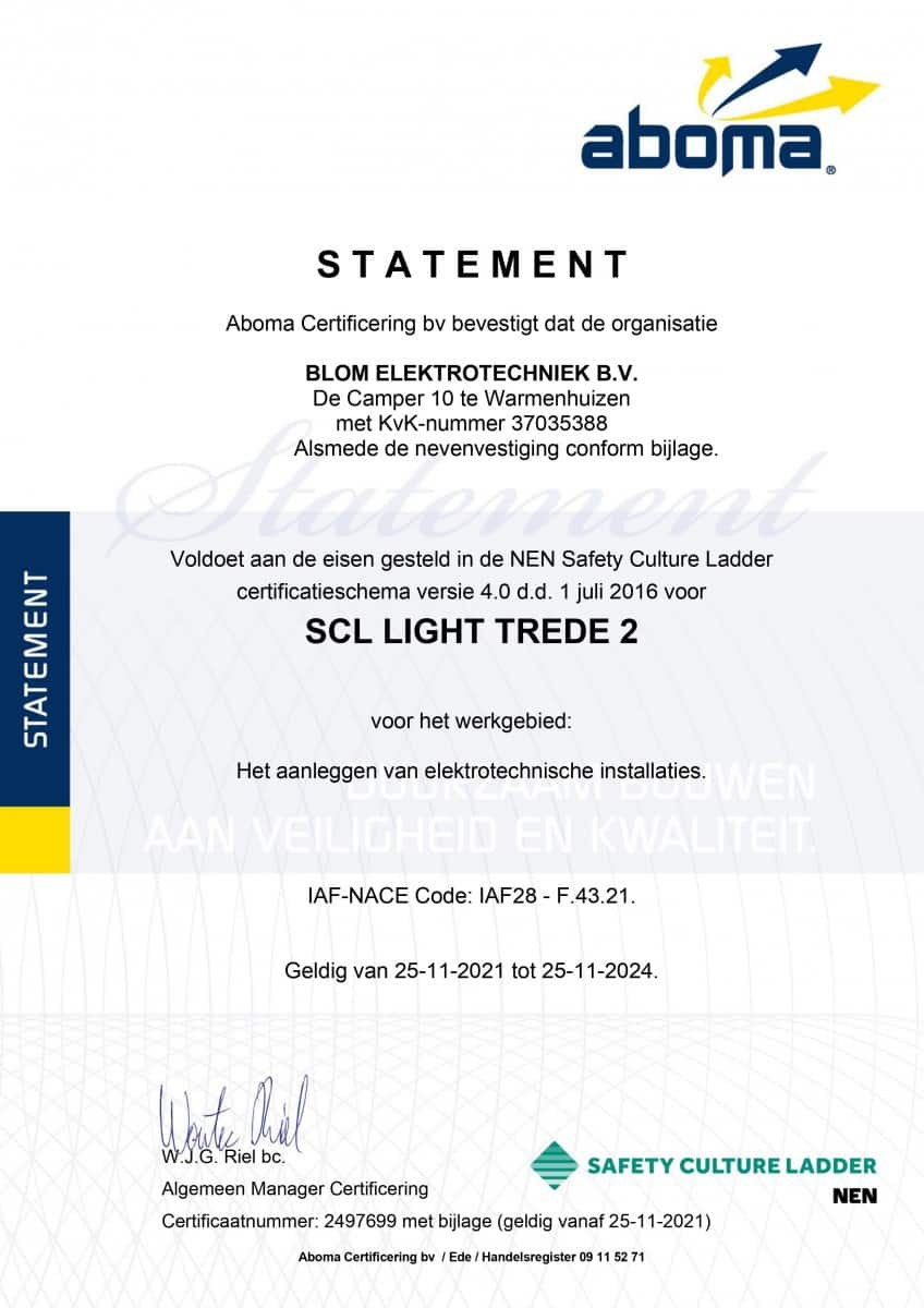 SAFETY CULTURE LADDER