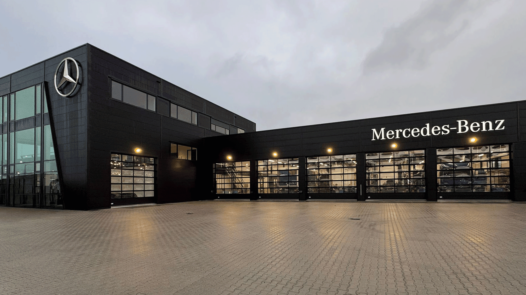 Bedrijfspand Gomes Mercedes-Benz: een lust voor het oog